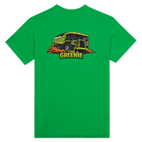 The Greenie haul truck t-shirt, funny mining rookie tee, unisex by DIRTY ROGER®, view 4
