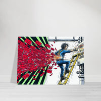 No Tags To Test isolation safety art print, electrical hazard poster by DIRTY ROGER®, view 4