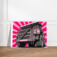 Haul Truck mining art print, industrial mining poster by DIRTY ROGER®