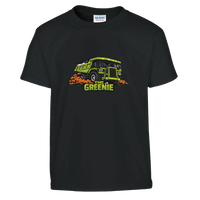 Kids Greenie haul truck t-shirt, mining gift tee, youth by DIRTY ROGER®, view 5