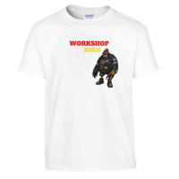 Kids Workshop Bird t-shirt, mining gift tee, youth by DIRTY ROGER®, view 6