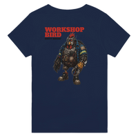 Workshop Bird mechanic t-shirt, funny mining workshop tee, unisex by DIRTY ROGER®, view 2