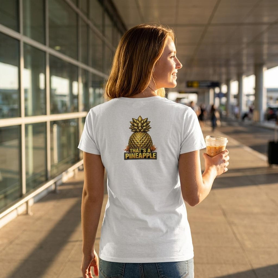 Thats A Pineapple women's mining t-shirt, funny FIFO tee by DIRTY ROGER®