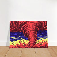 Pilbara Dust willy willy art print, Australian mining poster by DIRTY ROGER®, view 3