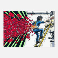 No Tags To Test isolation safety art print, electrical hazard poster by DIRTY ROGER®, view 3