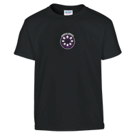 Kids Purple Circle mining t-shirt, hi-vis hard hat tee, youth by DIRTY ROGER®, view 3