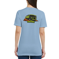 The Greenie women's mining t-shirt, funny haul truck tee by DIRTY ROGER®, view 5