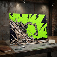 Bench Slide mining art print, earthmoving hazard poster by DIRTY ROGER®, view 8