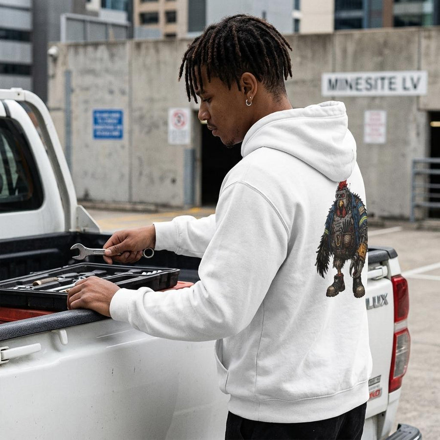 Swing Pack: Workshop Bird hoodie by DIRTY ROGER®