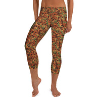 Pilbara Camo capri leggings by DIRTY ROGER®, red dirt mining camo gym leggings, view 7