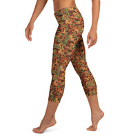 Pilbara Camo capri leggings by DIRTY ROGER®, red dirt mining camo gym leggings, view 8