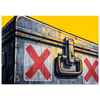 Lock Box isolation safety art print by DIRTY ROGER®, view 3
