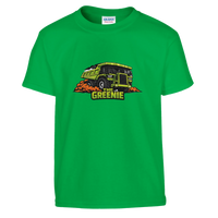 Kids Greenie haul truck t-shirt, mining gift tee, youth by DIRTY ROGER®, view 3
