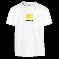 Kids Hazard Card mining t-shirt, safety gift tee, youth by DIRTY ROGER®