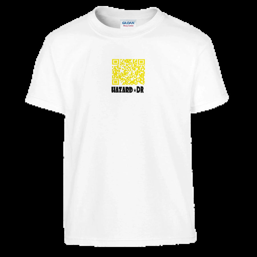 Kids Hazard Card mining t-shirt, safety gift tee, youth by DIRTY ROGER®