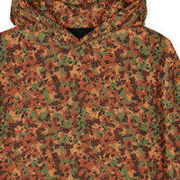 Pilbara Camo Oversized Hoodie hood and chest detail