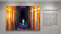 Confined Spaces mining safety art print, industrial hazard poster by DIRTY ROGER®, view 7