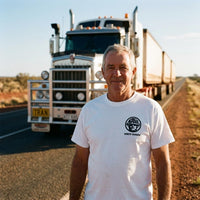 Chook Head truckie t-shirt, funny mining and FIFO tee, unisex by DIRTY ROGER®, view 9