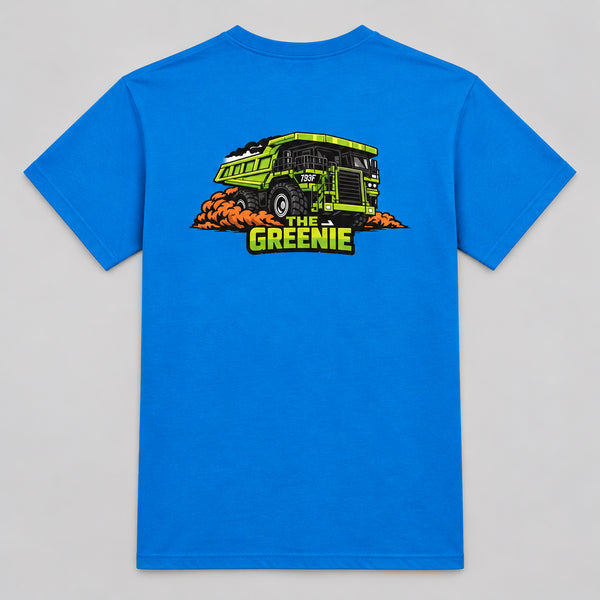 The Greenie Haul Truck T-Shirt – Funny Mining Rookie Tee | DIRTY ROGER®