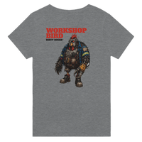 Workshop Bird mechanic t-shirt, funny mining workshop tee, unisex by DIRTY ROGER®, view 5
