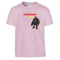 Kids Workshop Bird t-shirt, mining gift tee, youth by DIRTY ROGER®, view 5