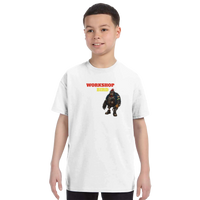 Kids Workshop Bird t-shirt, mining gift tee, youth by DIRTY ROGER®, view 9