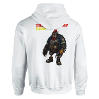 Workshop Bird mechanic hoodie, funny mining workshop pullover, unisex by DIRTY ROGER®, view 7
