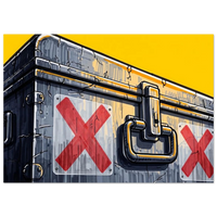 Lock Box isolation safety art print by DIRTY ROGER®, view 2