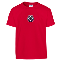 Kids Purple Circle mining t-shirt, hi-vis hard hat tee, youth by DIRTY ROGER®, view 8