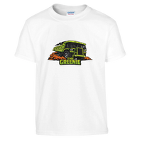 Kids Greenie haul truck t-shirt, mining gift tee, youth by DIRTY ROGER®, view 9