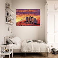 Last Light road train art print by DIRTY ROGER®, view 8