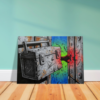 Crush Zone line of fire safety art print by DIRTY ROGER®, view 5