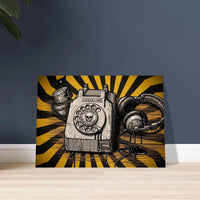 Master Radio Etiquette mining safety art print, two-way radio poster by DIRTY ROGER®, view 3