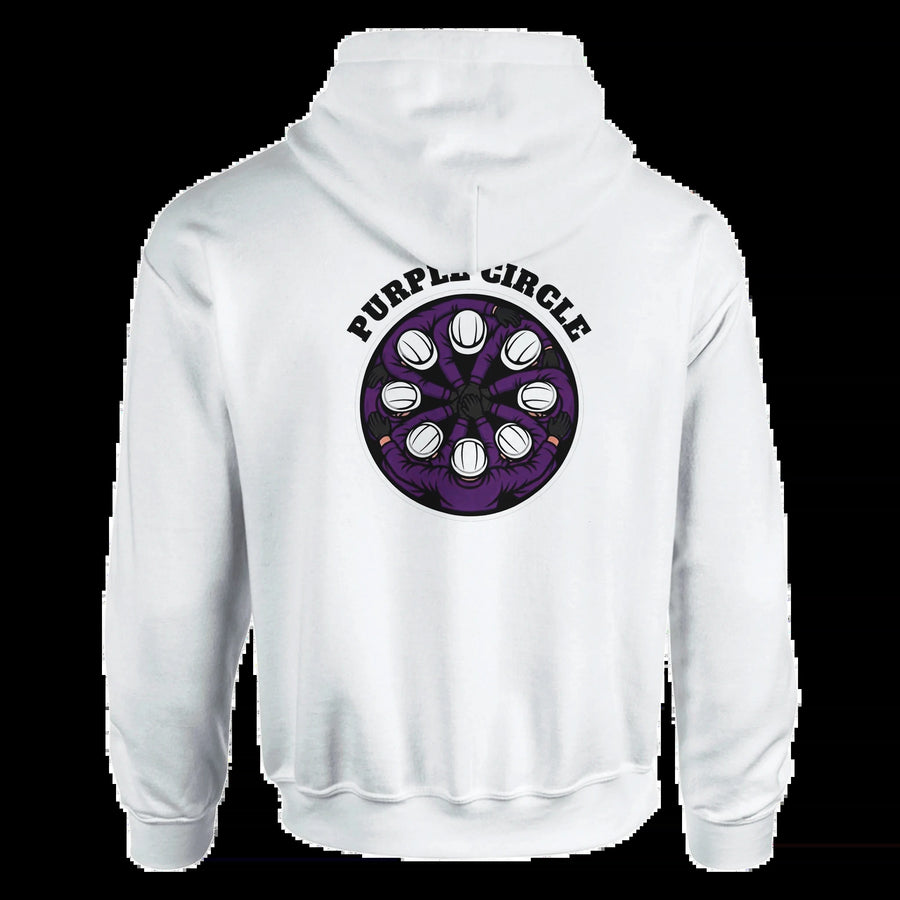 Purple Circle mining hoodie, funny FIFO hi-vis pullover, unisex by DIRTY ROGER®