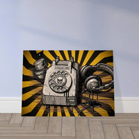 Master Radio Etiquette mining safety art print, two-way radio poster by DIRTY ROGER®