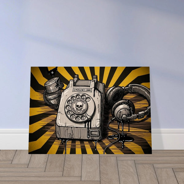Master Radio Etiquette Mining Safety Art Print – Two-Way Radio Poster | DIRTY ROGER®