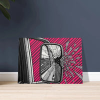 Mirrors and Machines mining safety art print, blind spot poster by DIRTY ROGER®