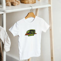 Kids Greenie haul truck t-shirt, mining gift tee, youth by DIRTY ROGER®, view 7